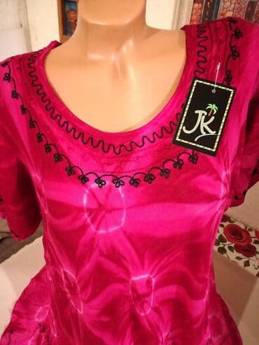 push up helanke prodaja: 2XL (EU 44), Viskoza, Cvetni, Jednobojni, bоја - Roze — 2