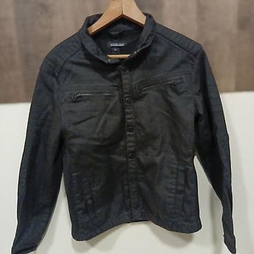 trapstar jakna: Crna jakna – Integral Denim, veličina L - Materijal: čvrst pamučni — 1