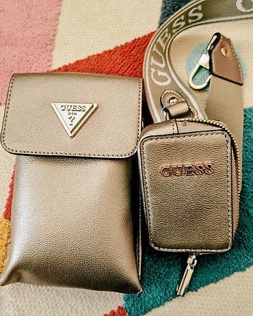 fabrizio poker bags: Guess torba, zlatne boje, sa kaisem i mogucnoscu da se skine — 2