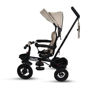 drvena hodalica za bebe: Jungle Trepunti tricikl – Beige Multifunkcionalni tricikl koji raste — 2
