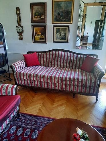 dalas trosed dvosed i fotelja: USLUZNI OGLAS! Prodajem stilsku garnituru od punog drveta - trosed — 4