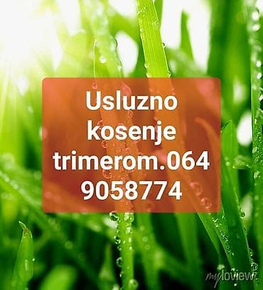 jastuci za klupe ikea: Usluzno kosenje trimerom.Krusevac i okolina — 1