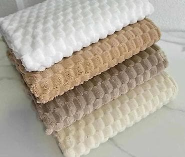 Stilski dekor: Meka dekorativna ćebad/pledi sa 3D „bubble” teksturom Ema flekeri 📩📩 — 1