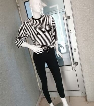 crop top c a: S (EU 36), Prugasti, bоја - Šareno — 2