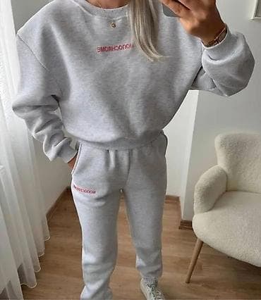 air command nike: Ženski komplet trenerke “MONOCHROME” - Dvodni set: dukserica + donji — 1