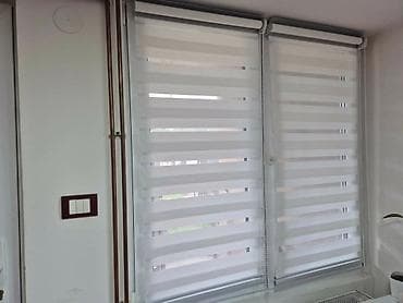 Duo rolo (day&night) zavese za prozore – bela boja 🏠🦓ZEBRA