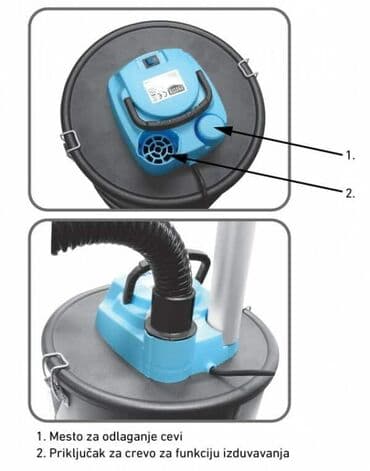 kupujem prodajem cirkular za drvo: Usisivac za pepeo / pelet * UP7110-20, 1000W, 20L, kabl 2m (4550) — 5