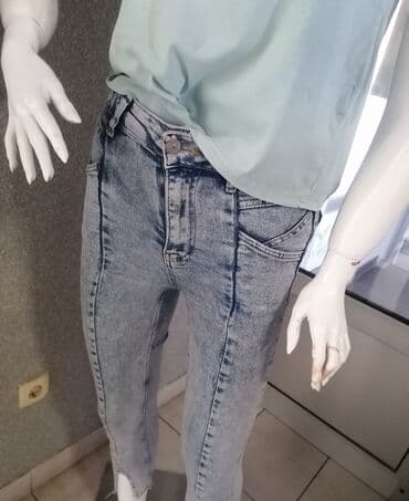 push up pantalone: 26, Jeans, High rise, Straight — 8