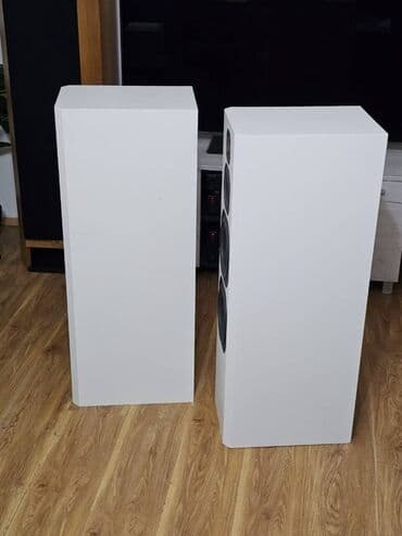 karaoke mikrofon sa zvucnikom: High End zvučna kutija sa kabinetima u belom finišu, težine 80Kg — 9