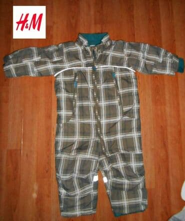 karirane haljine prodaja: Skafaner karirani H&;;M vel. do 1,5 god — 1