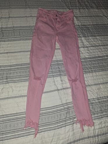 pantalone od vestacke koze: M (EU 38), Normalan struk, Drugi kroj pantalona — 1