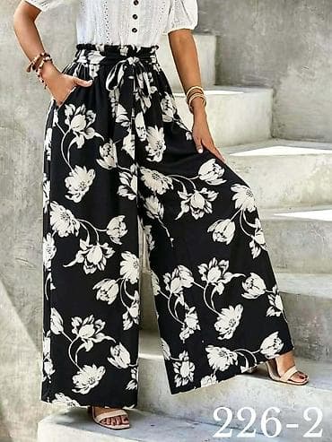 bermude 320: Pantalone za punije dame – model 226-2 - Kroj: široke nogavice — 7