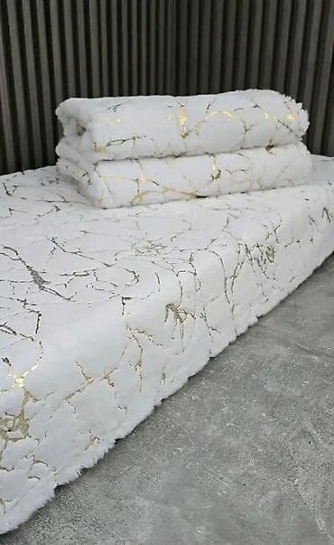 cebad novi pazar: Luksuzne prekrivače/čebe setovi sa „mermer-zlatni” efektom - — 4