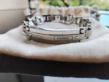 srebrni nakit novi sad cene: Lančana narukvica, Fossil — 2