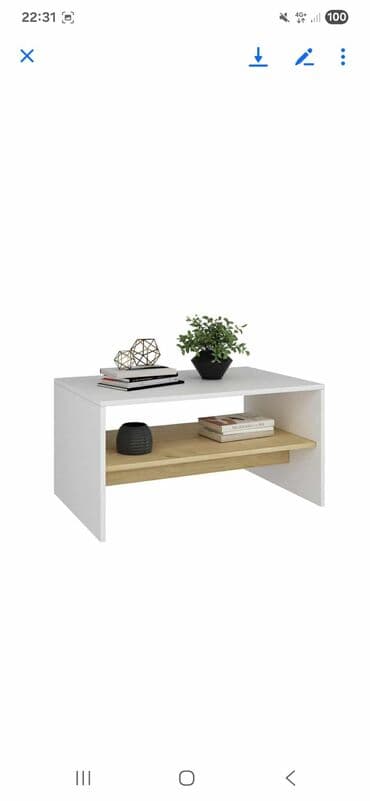 polovan namestaj za kafice: Apollon - White, Sapphire Oak White Sapphire Oak Coffee Table 100% — 11