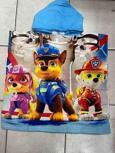 stitch cebe sa kapuljacom: Dečiji pončo peškir sa kapuljačom - Model: pončo kroj sa kapuljačom — 1