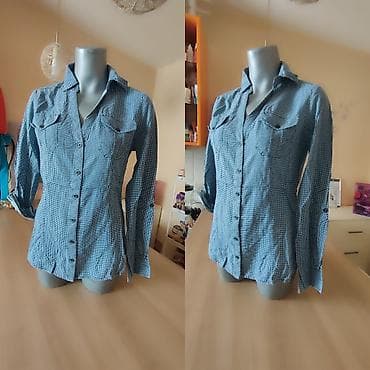 Ženska obuća: Ženska košulja Terranova u veličini M. Karakteriše je karirani/gingham — 3