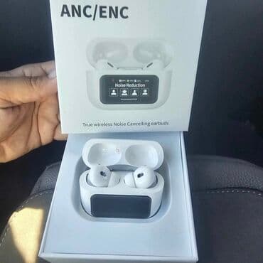 kucista za kompjutere: Slusalice bluetooth DS86 ANC/ENC TWS sa LED ekranom bele SPECIFIKACIJE — 5