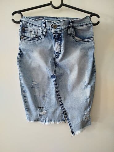 S (EU 36), Midi, bоја - Svetloplava