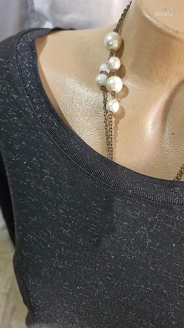 koton bluze: 3XL Limited by Thcibo 700din Elegantna crna pamučna sa elastinom cela — 2