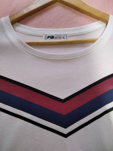 muske trenerke tech fleece: Short sleeves T-shirt, XL (EU 54), color - Multicolored, Cotton — 2