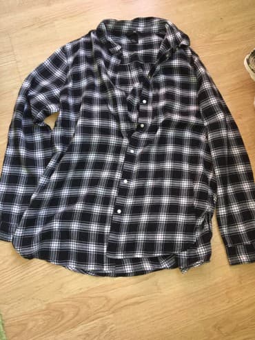 crop top c a: H&M, M (EU 38), L (EU 40), color - Black — 1