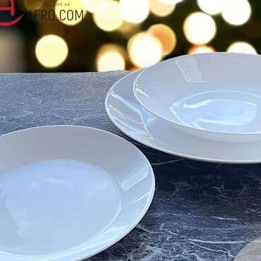 polovni servisi za rucavanje: SERVIS 24 dela 6 velika tanjira 6 mala tanjira 6 duboka tanjira 6 — 1
