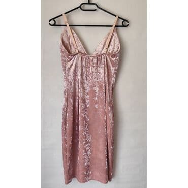 dugacke haljine: Zara S (EU 36), color - Pink, Evening, With the straps — 3