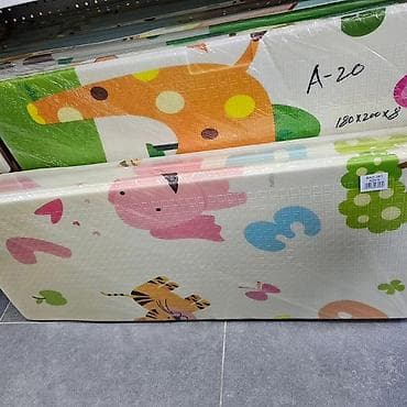 boss patike bele: Sklopiva podloga za bebe Mekana gimnastik podloga za bebe sa dva lica — 8