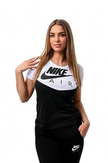 nike sorc za kupanje: Komplet majica i donji deo trenerka sa dzepovima (Nike Air stil) — 9