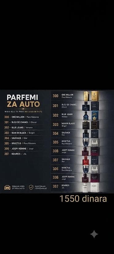 balast za xenon: Parfemi za auto – premium mirisi koji te prate na svakom putu — 1