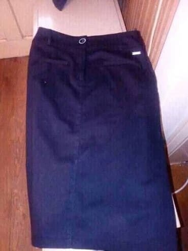 Suknje: S (EU 36), Midi, bоја - Crna — 1