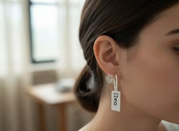 just cavalli nakit: Srebrni set nakita – prsten i minđuše - Materijal: srebro (boja — 2