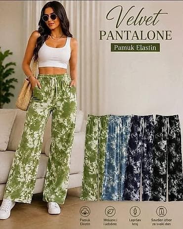 pantalone boule: ⚡SAVRŠENA PONUDA⚡ 3 komada za💸 3300 🦋VELIČINE- S, M, L, XL, 2XL, 3XL — 2