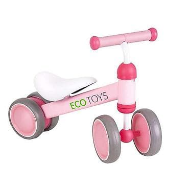 bicikle sa pomocnim tockovima: ECOTOYS guralica PINK – balans bicikl bez pedala za najmlađe Lagani i — 2