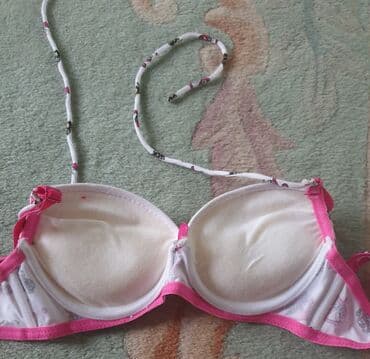 new yorker push up: Brus push up bele boje sa roze detaljima, mornarski fazon, velicina — 5
