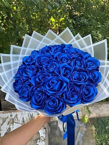 materijal za vez: Buket ruža od satena – ručno izrađene večno‑trajne ruže - Materijal — 2