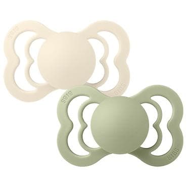 sve za bebe: BIBS varalica Supreme Silicone – Sage & Ivory, 0–6 m Šifra — 1