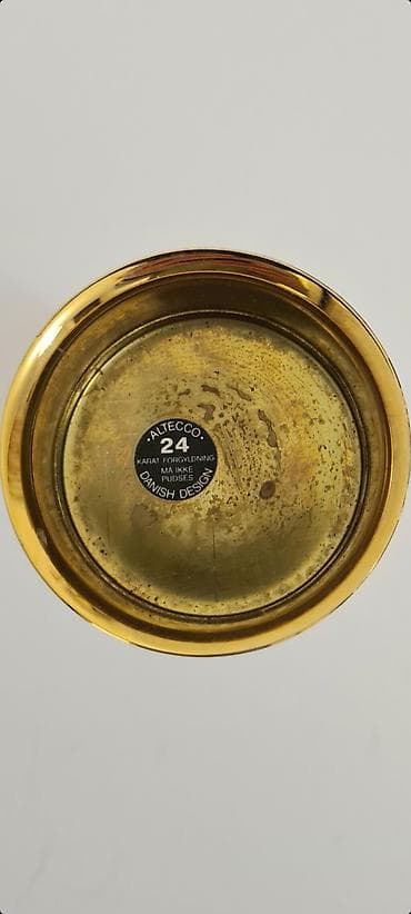 krevetskis d g: ☆ Na prodaju stara pozlaćena 24-karatna vaza. - Uz vazu ide originalna — 4