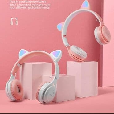 cat ears slusalice: Cat ear svetlece slusalice mackice specifikacija: broj artikla: p47 — 3