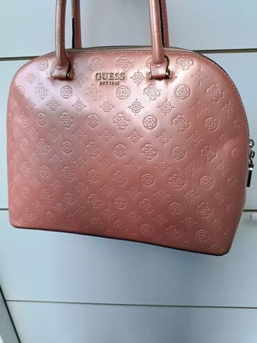 torbe zenske carpisa: GUESS ženska torba – model sa reljefnim monogramom - Materijal — 2