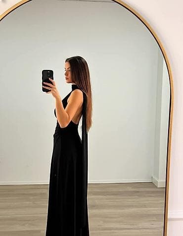 satenske haljine: Duga haljina u više boja — 4