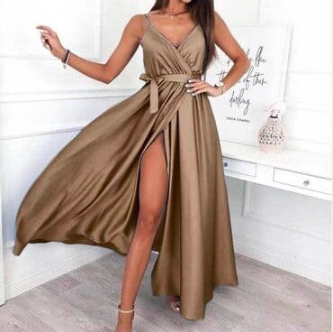 kratka satenska haljina: Haljine saten 2500 — 4