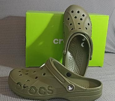 cipele za folklor: Crocs Classic klompe – maslinasto zelene nove original 45/46- M11 — 4