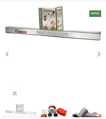 noz za kosacicu: Motor: dvotaktni, vazdušno hlađeni – Snaga: 5,2 Ks 3.8kw – Max obrtaj — 5