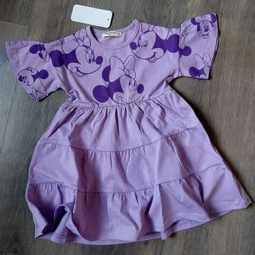 svecane haljine za bebe: SNIŽENO ️️️️️ Minnie pamučna haljina Veličine: 3 4 5 6 Cena: 1499 — 1