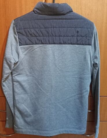 replay majice sa kragnom: Sweatshirt, M (EU 50), color - Grey, With a zipper — 2