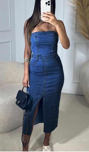 otkup odece: One size, Maxi, color - Blue — 1