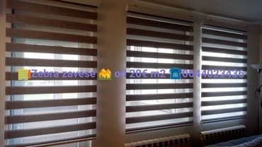 Posteljina: Izrada zebra zavesa — 1