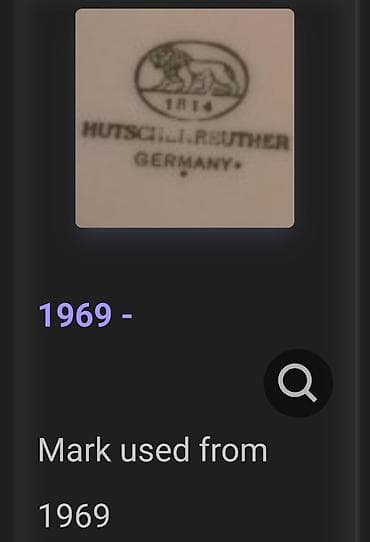 Antiques: Tanjiri 1934 do 1969god Lorenz Hutschenreuther Bavaria. Bavaria — 10